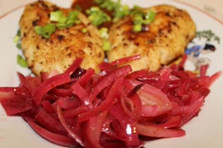 Маринованный лучок.Готовим дома к мясу,рыбе и салатам.